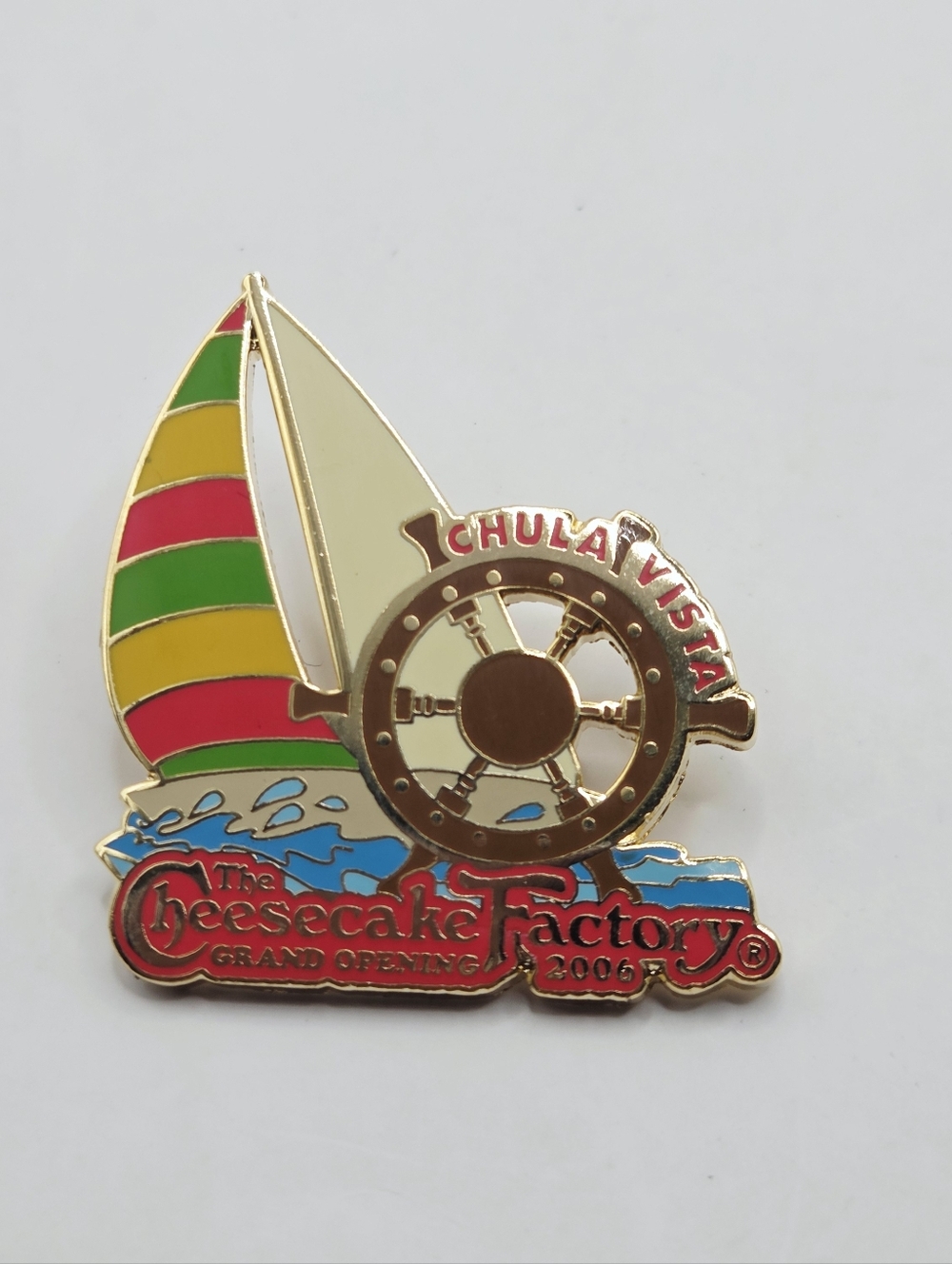 The Cheesecake Factory Chula Vista Grand Opening 2006 Sailboat Ships Wheel